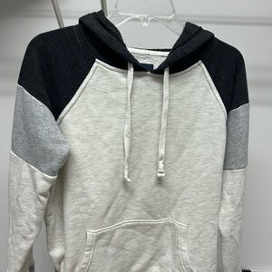 American Eagle Outfitters Black and Gray Hoodie